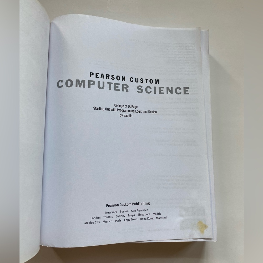 Pearson Custom Computer Science:
Starting Out with Programming Logic and Design - Picture 3 of 12
